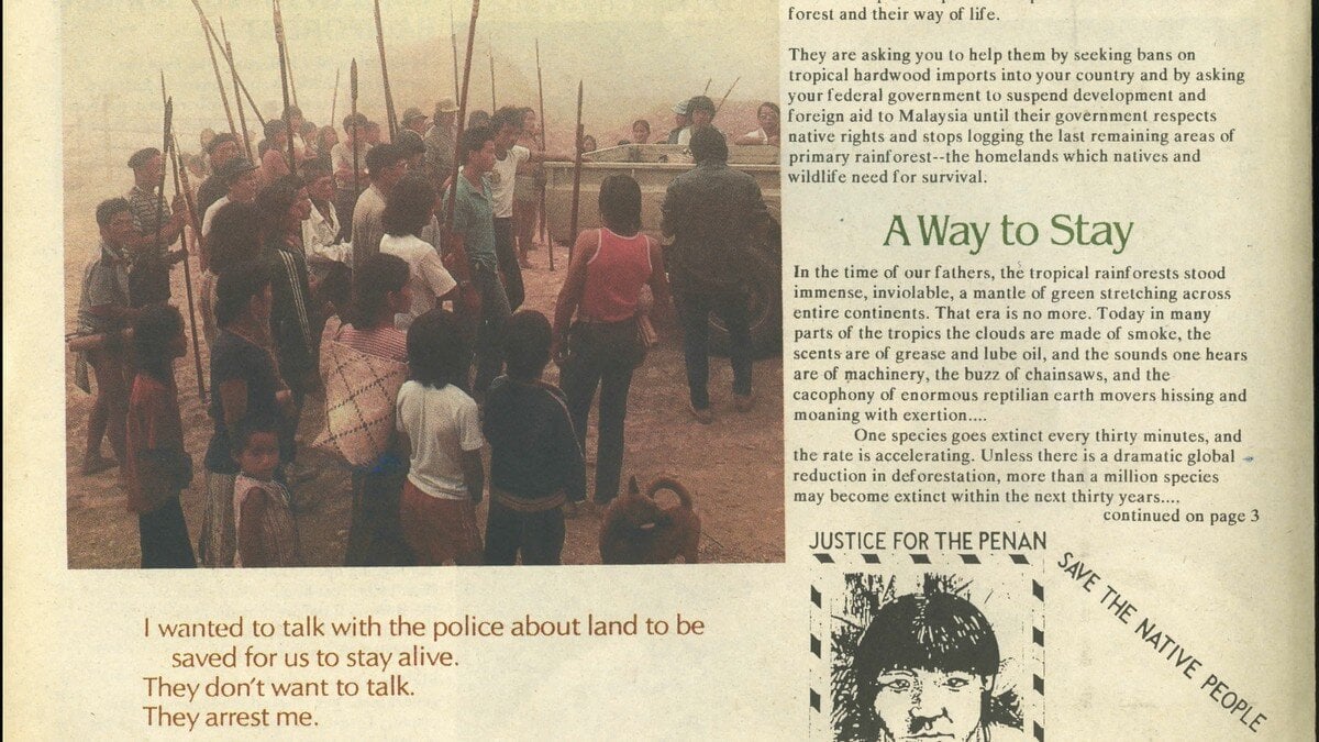 Penan Road Blockade